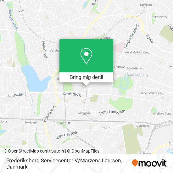 Frederiksberg Servicecenter V / Marzena Laursen kort