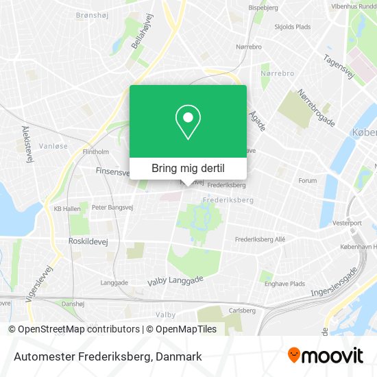 Automester Frederiksberg kort