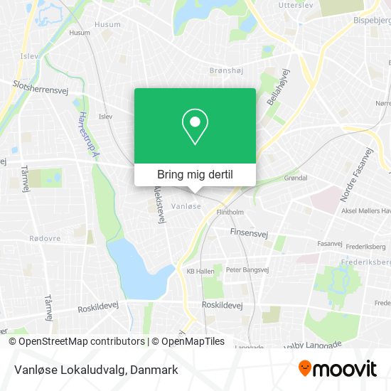 Vanløse Lokaludvalg kort