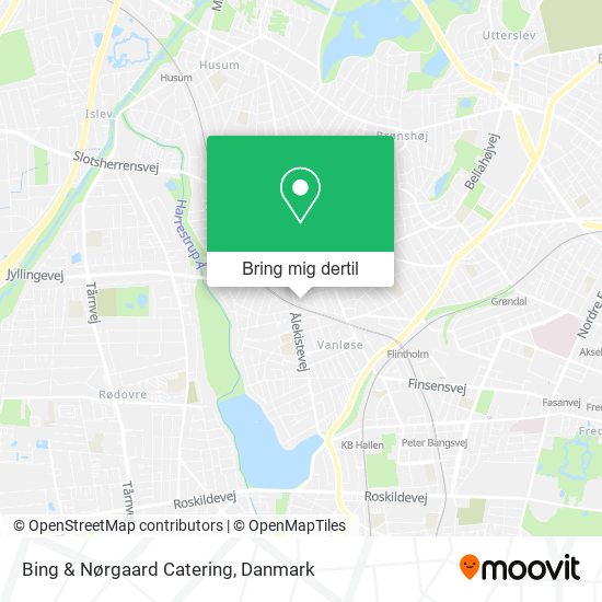 Bing & Nørgaard Catering kort