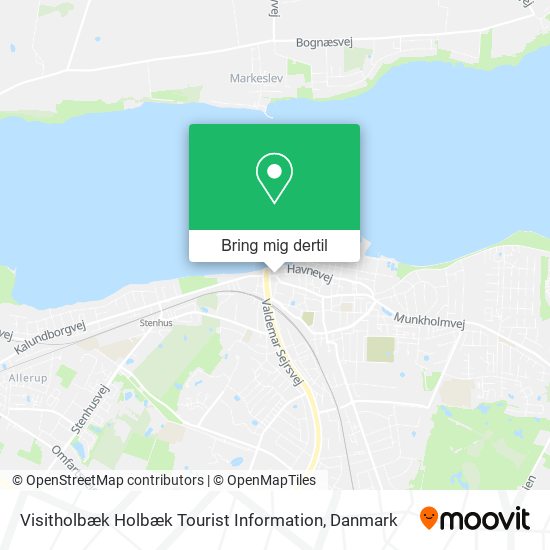 Visitholbæk Holbæk Tourist Information kort