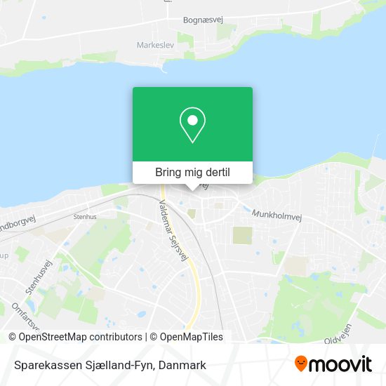 Sparekassen Sjælland-Fyn kort