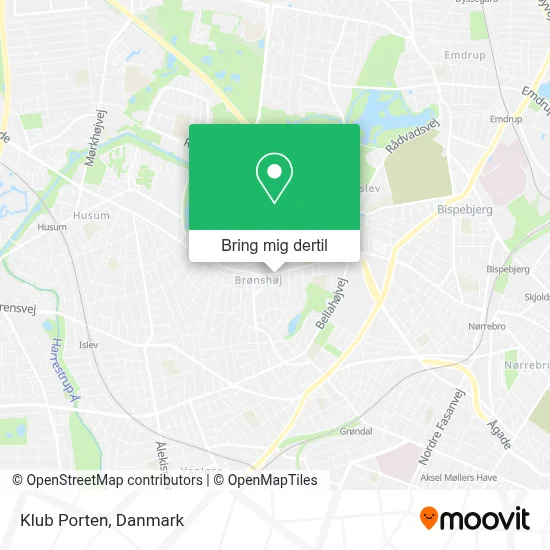 Klub Porten kort