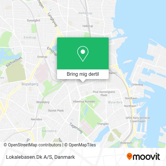 Lokalebasen.Dk A/S kort