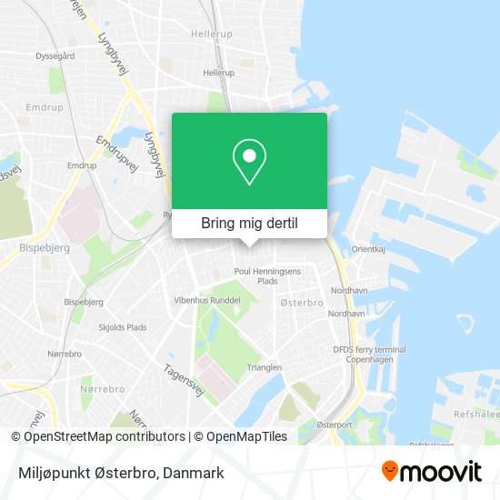 Miljøpunkt Østerbro kort
