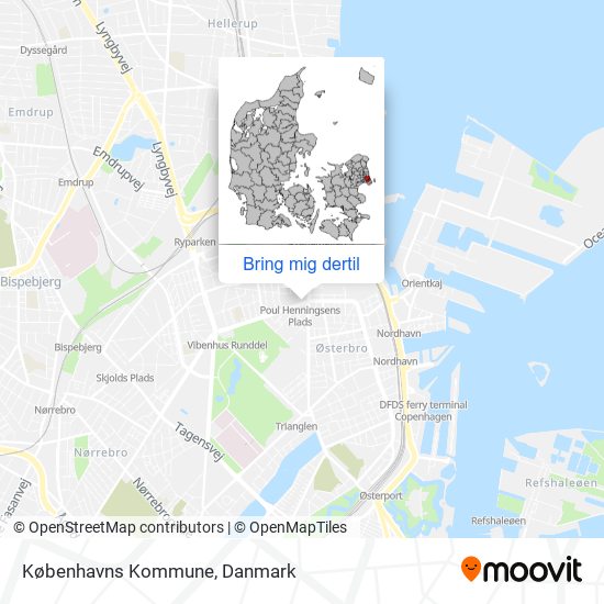 Københavns Kommune kort