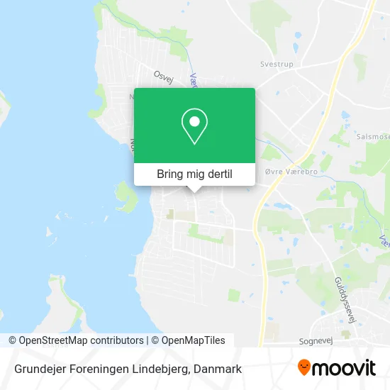 Grundejer Foreningen Lindebjerg kort