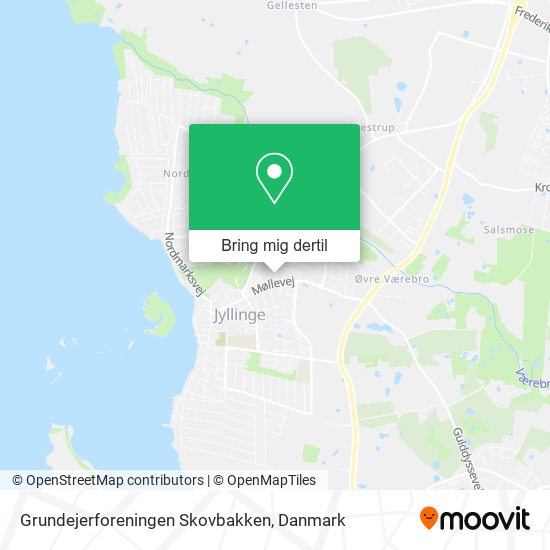 Grundejerforeningen Skovbakken kort