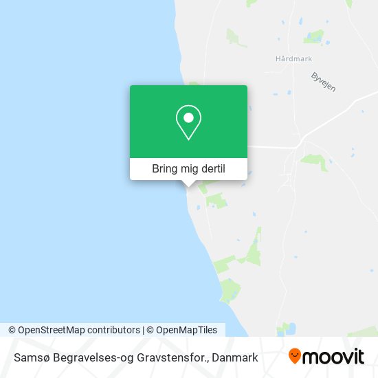 Samsø Begravelses-og Gravstensfor. kort