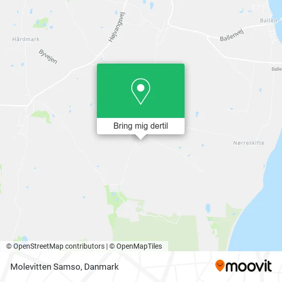 Molevitten Samso kort