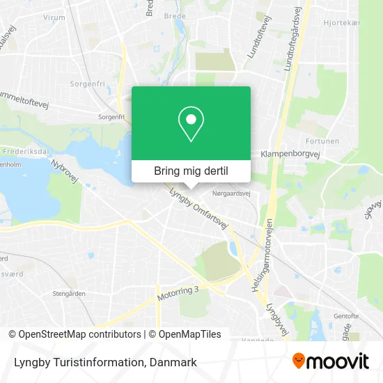 Lyngby Turistinformation kort