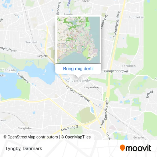 Lyngby kort