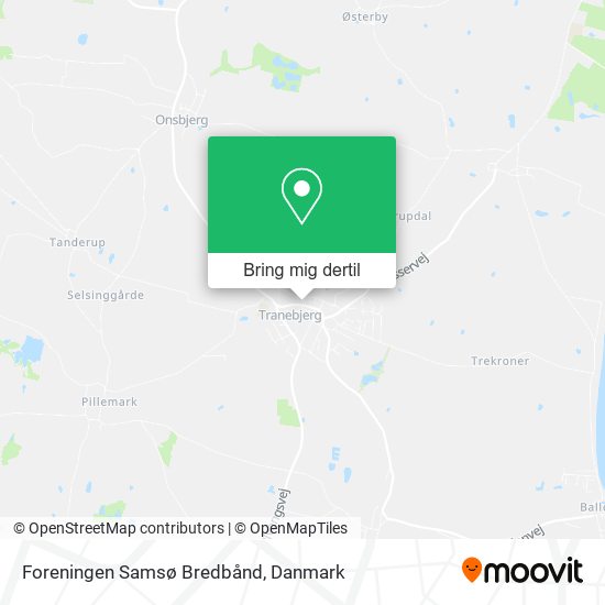 Foreningen Samsø Bredbånd kort
