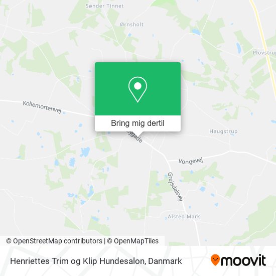 Henriettes Trim og Klip Hundesalon kort