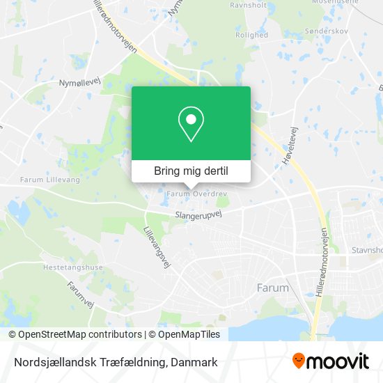 Nordsjællandsk Træfældning kort