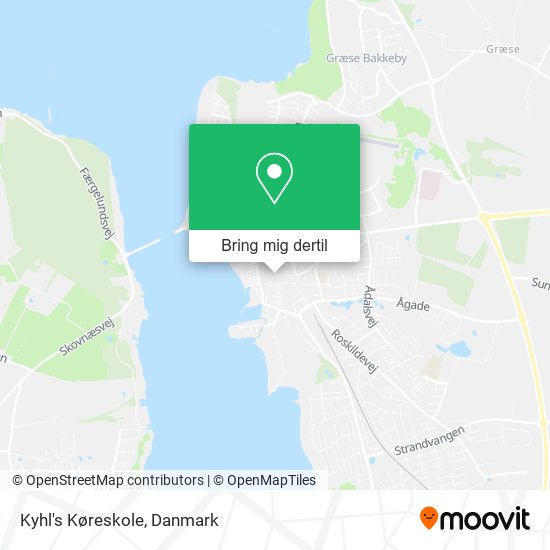 Kyhl's Køreskole kort