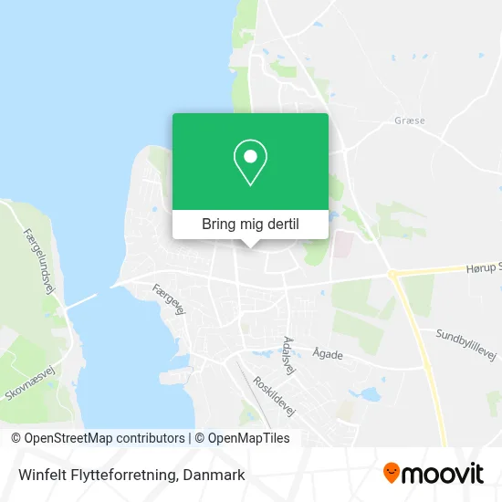 Winfelt Flytteforretning kort