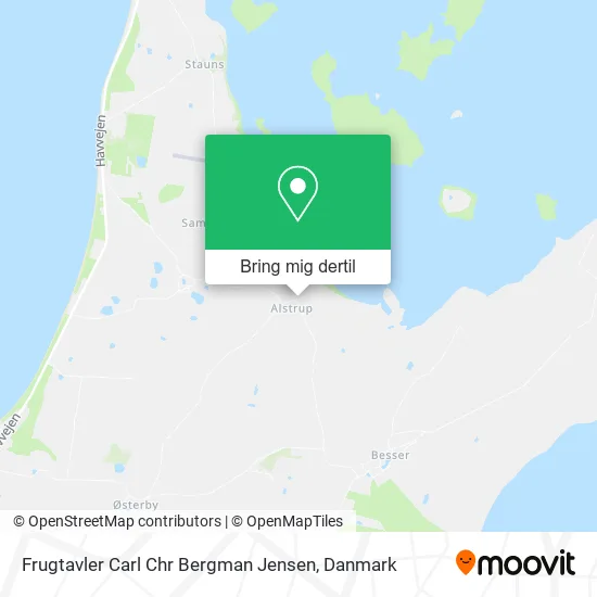 Frugtavler Carl Chr Bergman Jensen kort