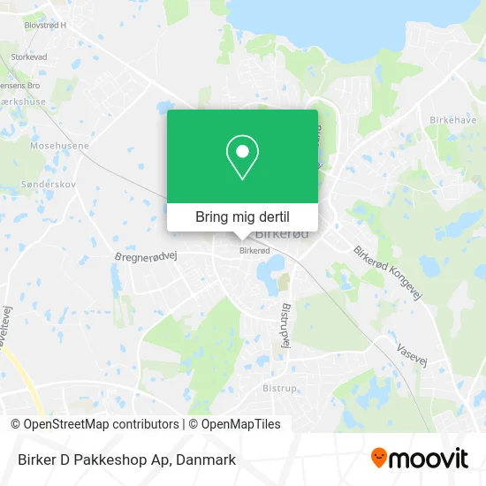 Birker D Pakkeshop Ap kort