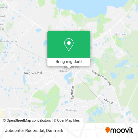 Jobcenter Rudersdal kort