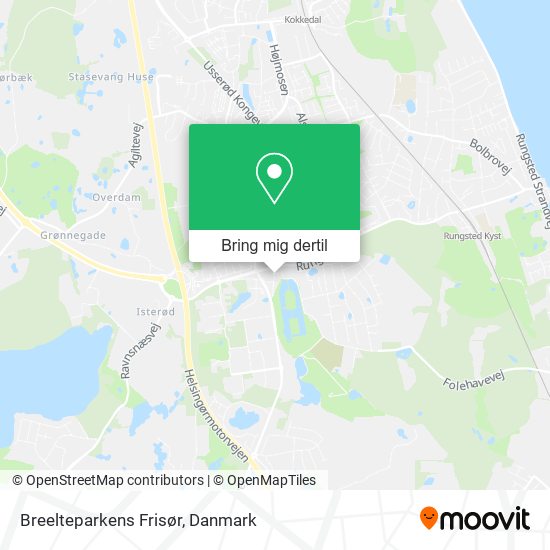 Breelteparkens Frisør kort