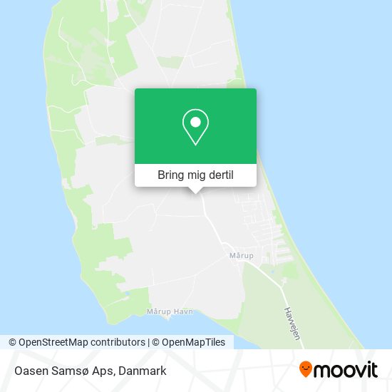 Oasen Samsø Aps kort