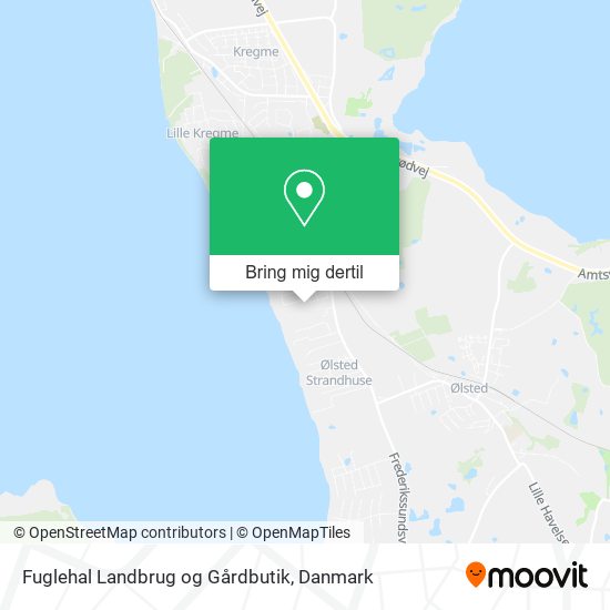 Fuglehal Landbrug og Gårdbutik kort