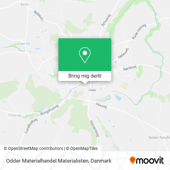 Odder Materialhandel Materialisten kort