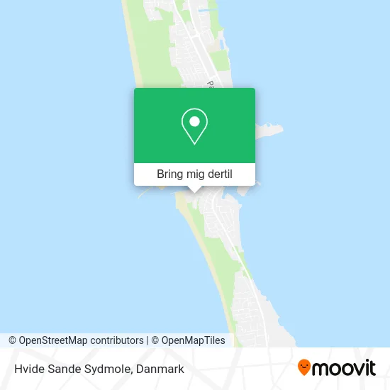 Hvide Sande Sydmole kort