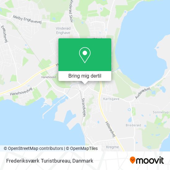 Frederiksværk Turistbureau kort
