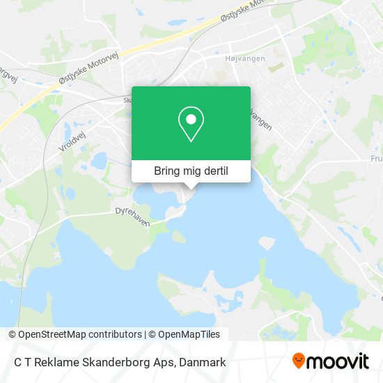 C T Reklame Skanderborg Aps kort