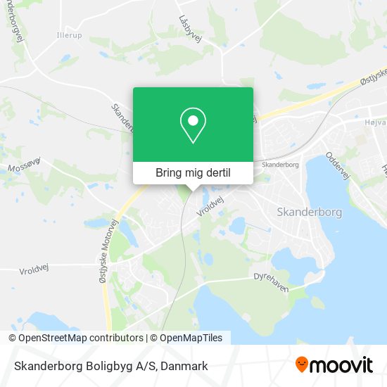 Skanderborg Boligbyg A/S kort