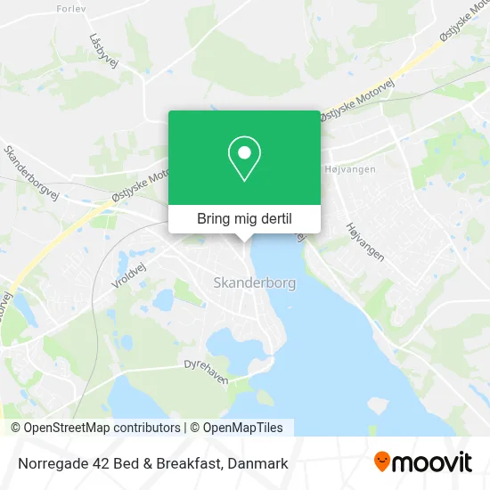 Norregade 42 Bed & Breakfast kort