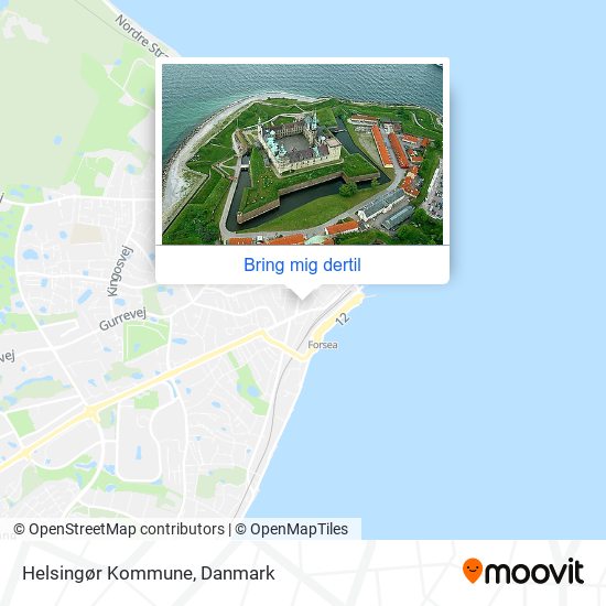 Helsingør Kommune kort