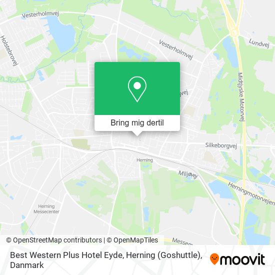 Best Western Plus Hotel Eyde, Herning (Goshuttle) kort