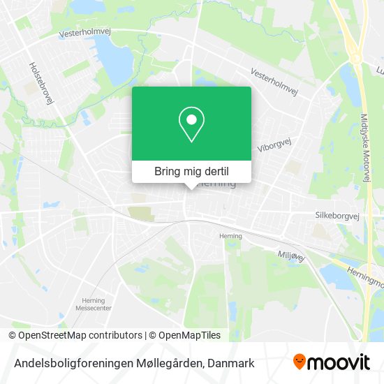 Andelsboligforeningen Møllegården kort