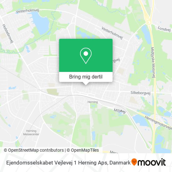 Ejendomsselskabet Vejlevej 1 Herning Aps kort