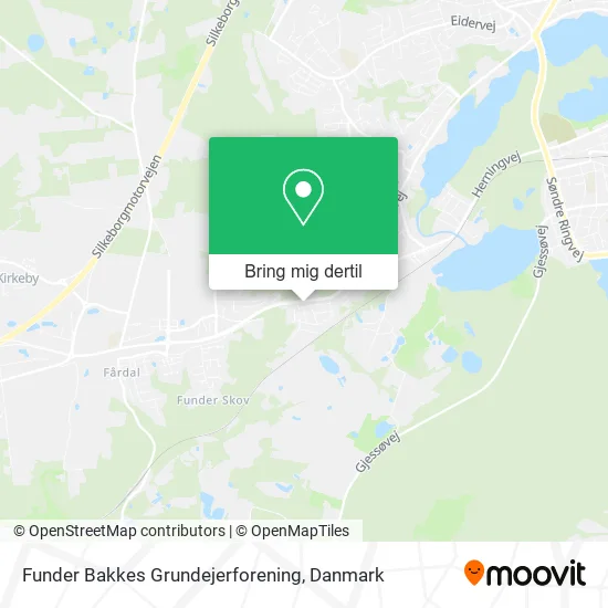 Funder Bakkes Grundejerforening kort