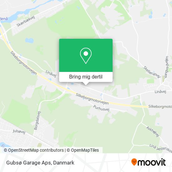 Gubsø Garage Aps kort