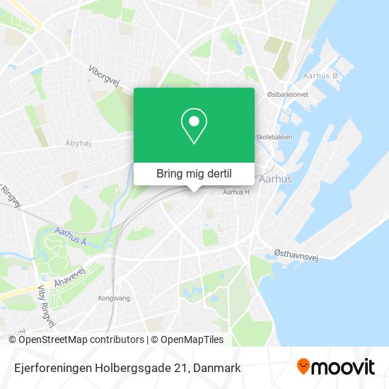 Ejerforeningen Holbergsgade 21 kort