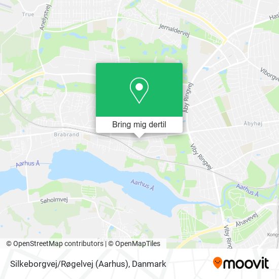 Silkeborgvej/Røgelvej (Aarhus) kort