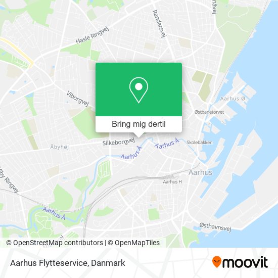Aarhus Flytteservice kort