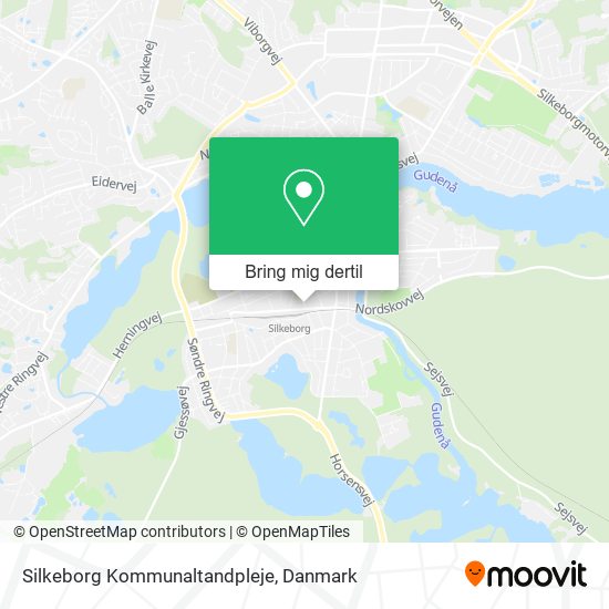 Silkeborg Kommunaltandpleje kort