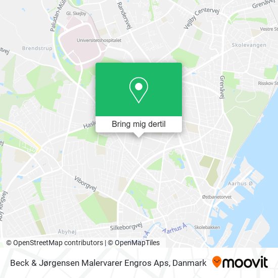 Beck & Jørgensen Malervarer Engros Aps kort