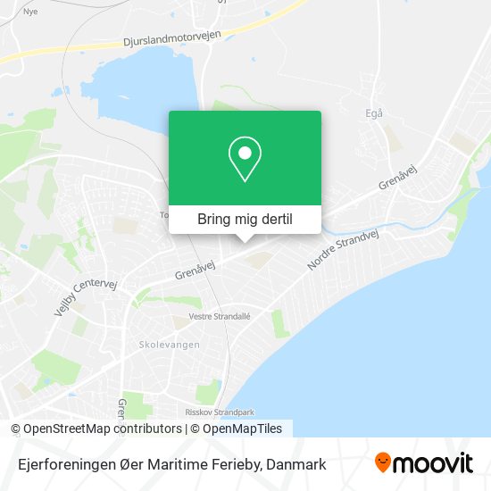 Ejerforeningen Øer Maritime Ferieby kort