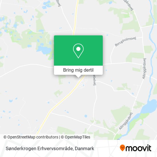 Sønderkrogen Erhvervsområde kort