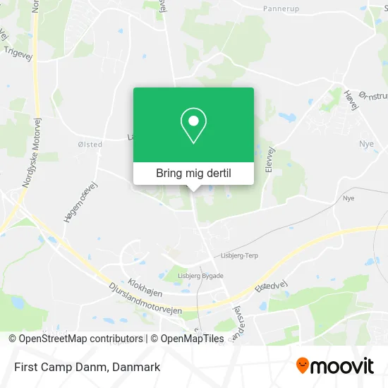 First Camp Danm kort