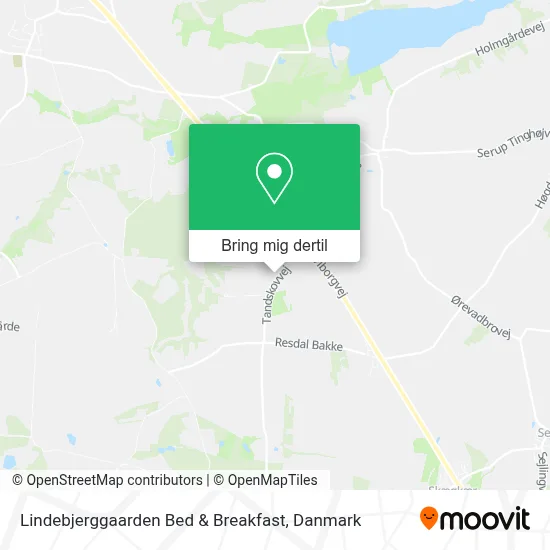 Lindebjerggaarden Bed & Breakfast kort