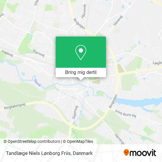 Tandlæge Niels Lønborg Friis kort