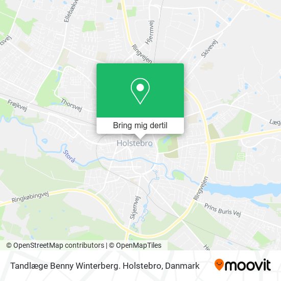 Tandlæge Benny Winterberg. Holstebro kort